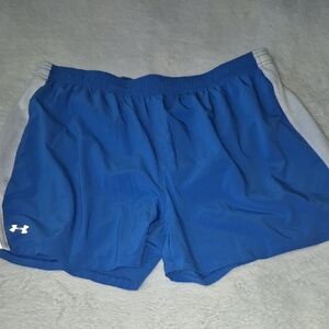 Under Armour Men's Royal Blue and Gray Athletic Shorts